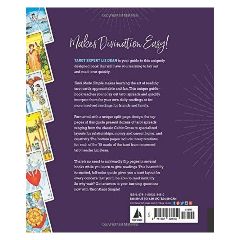 back cover of book - Tarot Made Simple