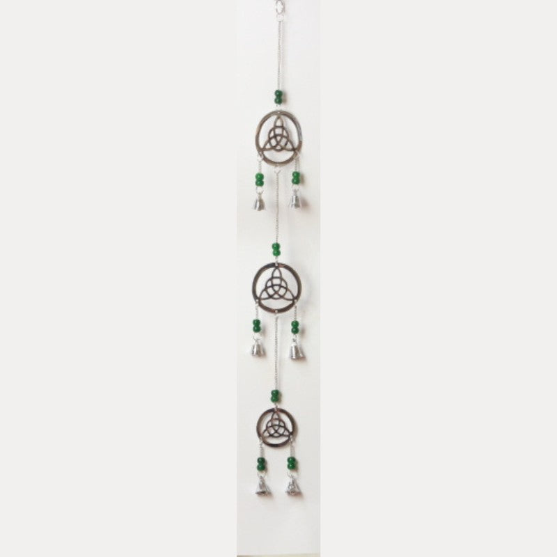 triple triquetra hanging bells