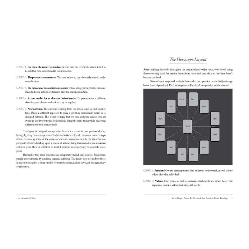 pages from Advanced Tarot by Paul Fenton-Smith