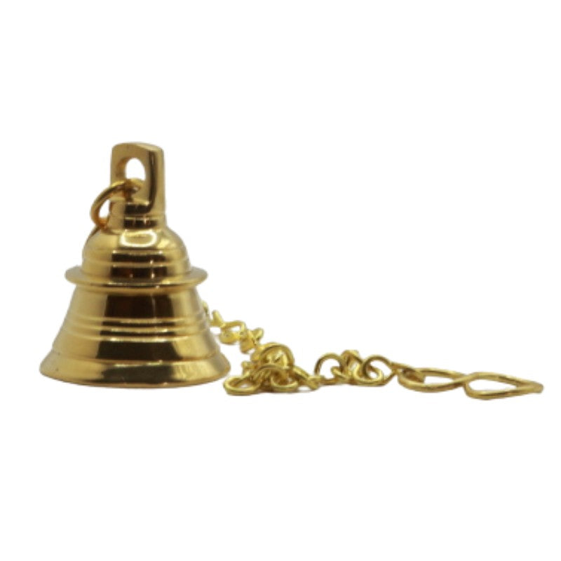 Hanging Brass Bell On Chain