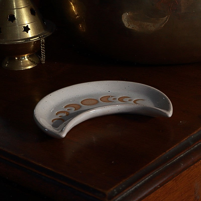 Ceramic Moon Phases Trinket Dish
