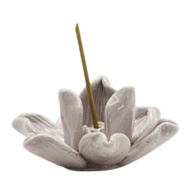 Ceramic incense stick holder lilac (4cll)