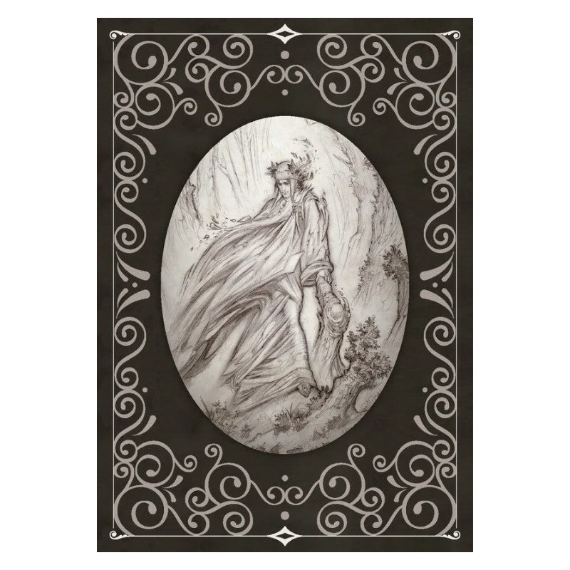 Back of Dante's inferno oracle card