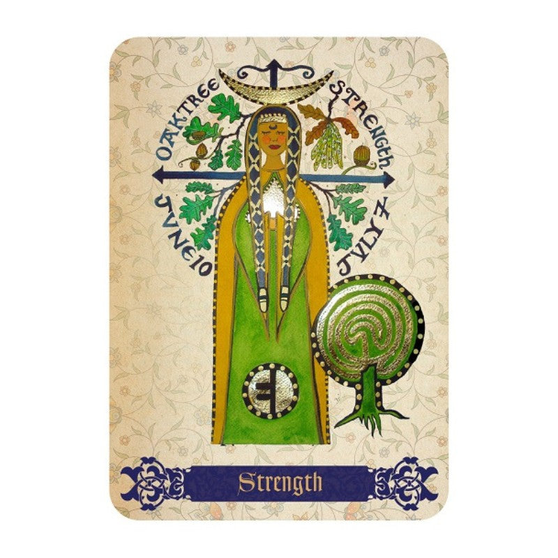 Strength card from the Enchanted Spell Oracle
