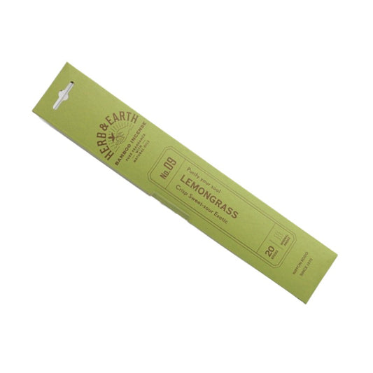 rectangular flat packet of herb and earth incense made with  recycled cardboard