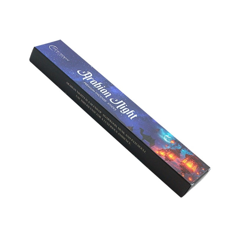 box of Arabian nights incense sticks by New Moon