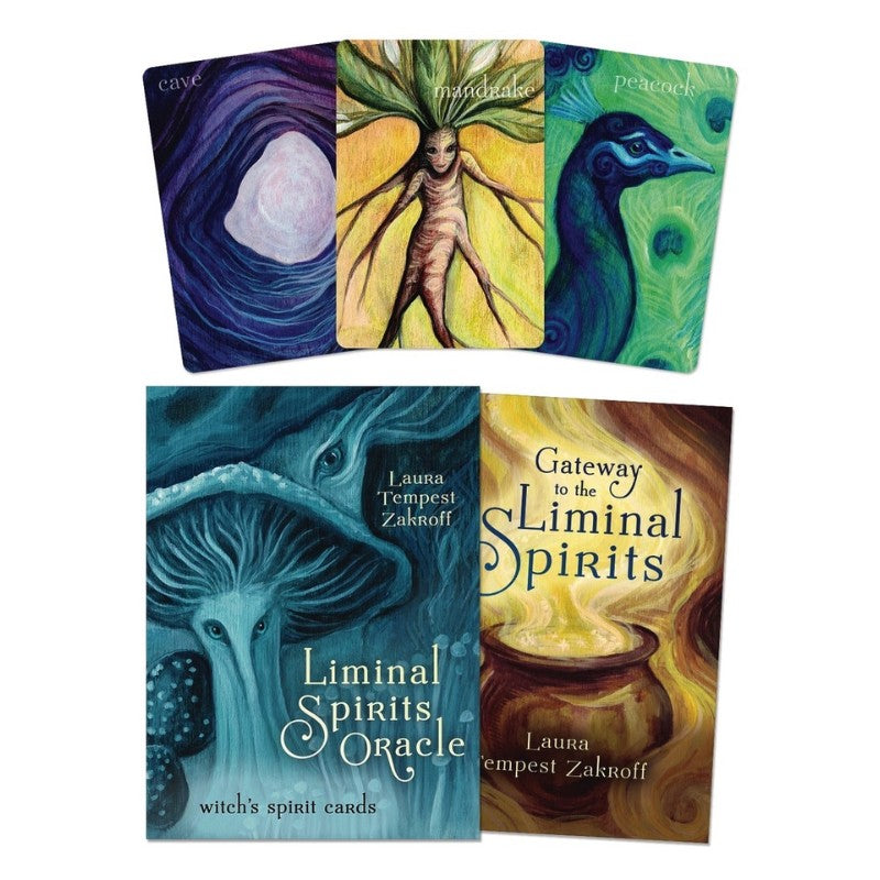 cards from the liminal spirits oracle deck