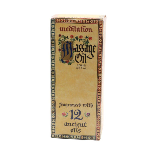 Meditation Massage Oil 200ml in display box