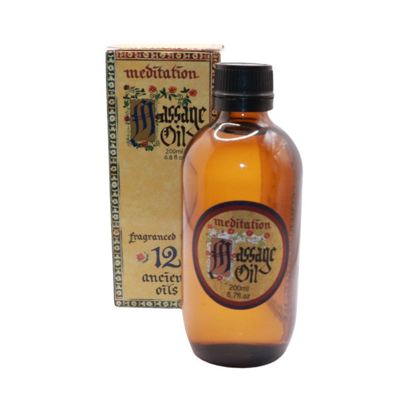 Meditation Massage Oil 200ml and display box
