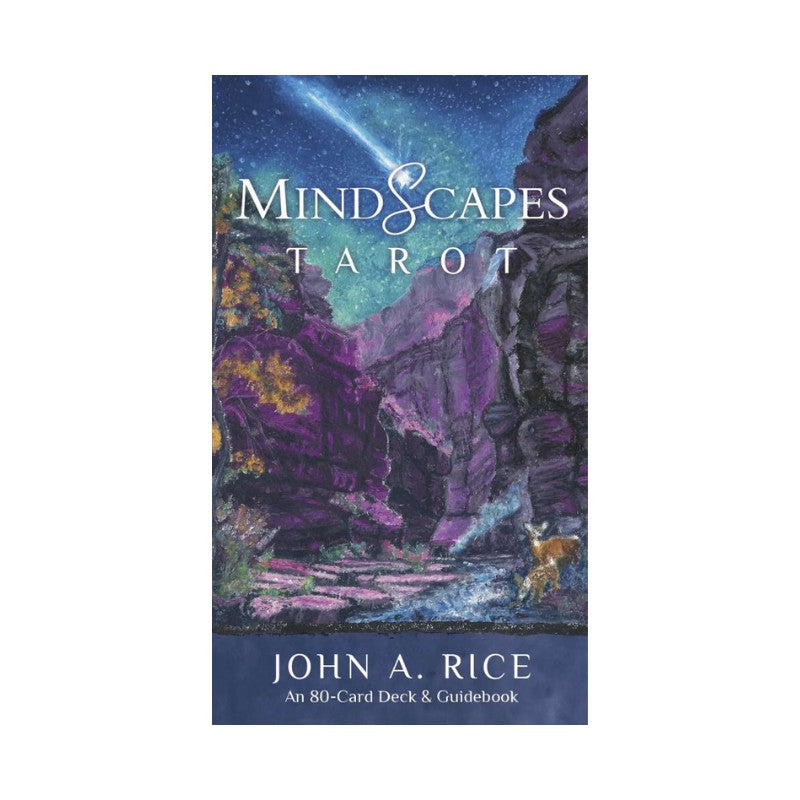 Mindscape Tarot deck cover with artistic design and text
