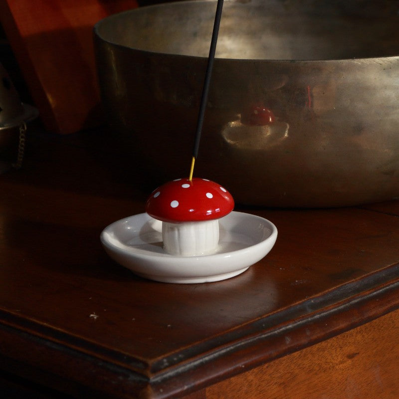 mushroom incense burner