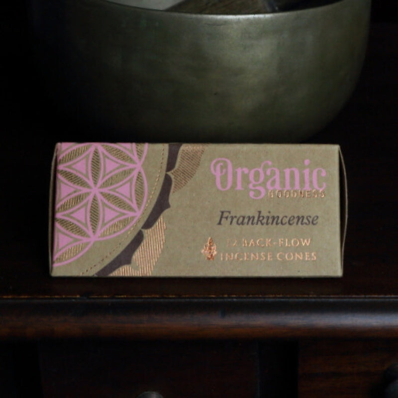 Organic Goodness Incense Backflow Cones Frankincense