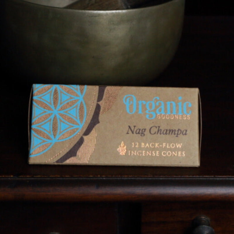 Organic Goodness Incense Backflow Cones Nag Champa