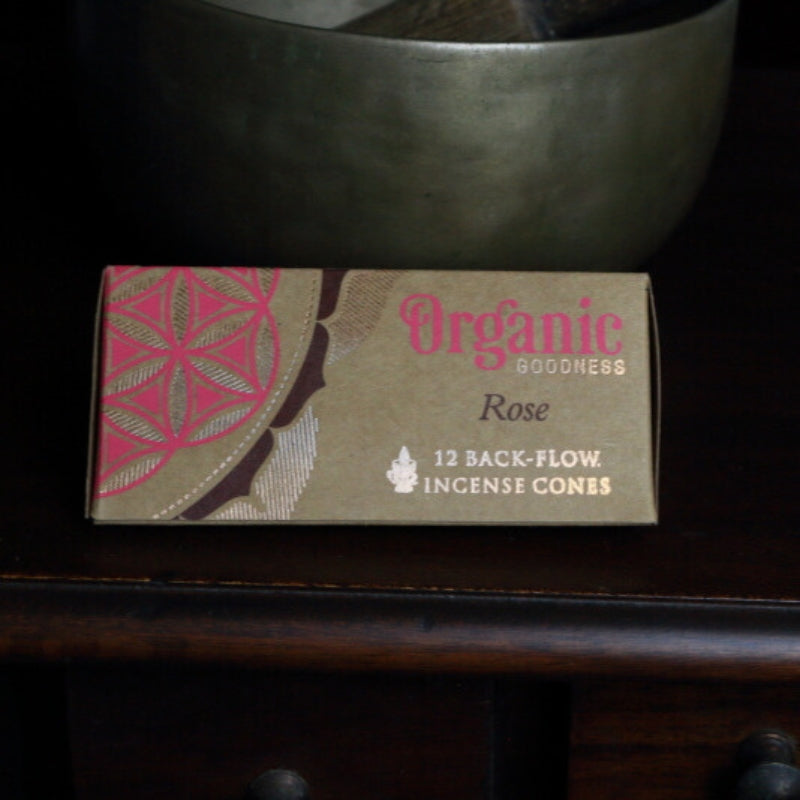 Organic Goodness Incense Backflow Cones Rose