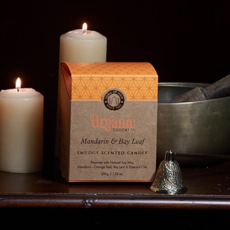 Organic Goodness Smudge Scented Soy Candle- 50 hr- 6 Scents To Choose From