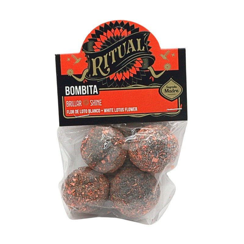 Packaged smudge bombs with 'Ritual' branding on a white background