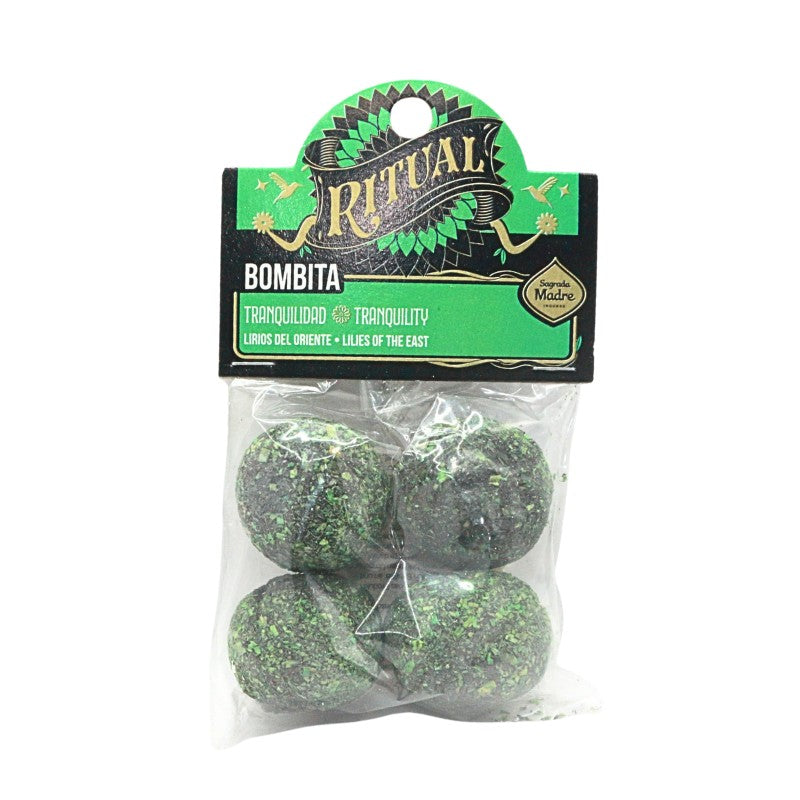 Packaged smudge bombs with 'Ritual' branding on a white background