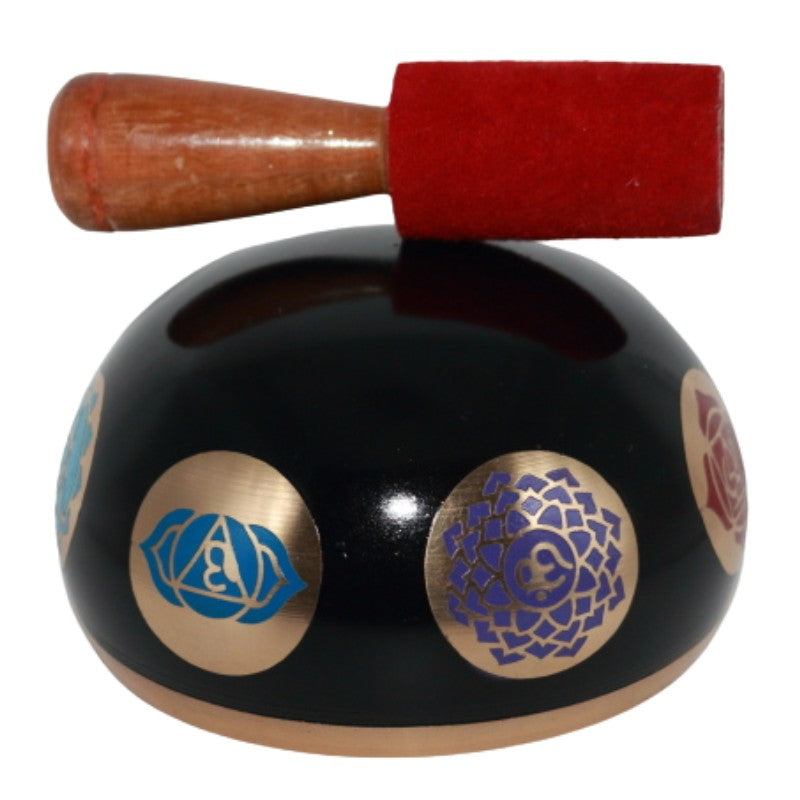 Tibetan/ Himalayan Singing Bowl for Meditation, Yoga and Sound Therapy- Chakra Design