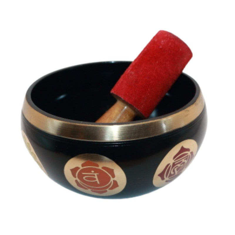 Tibetan/ Himalayan Singing Bowl for Meditation, Yoga and Sound Therapy- Chakra Design