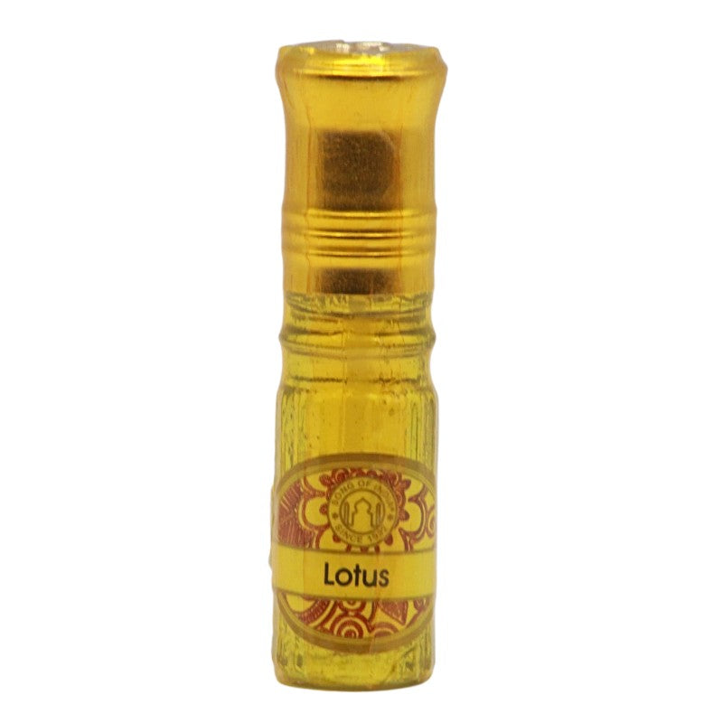 small perfume bottle with gold lid by Song Of India