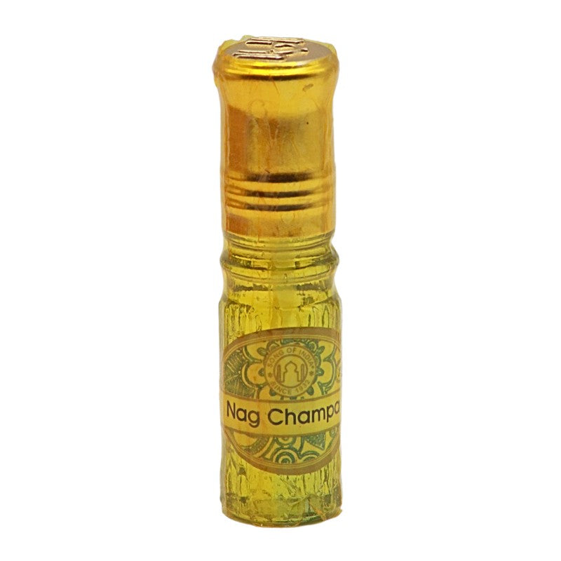 small perfume bottle with gold lid by Song Of India
