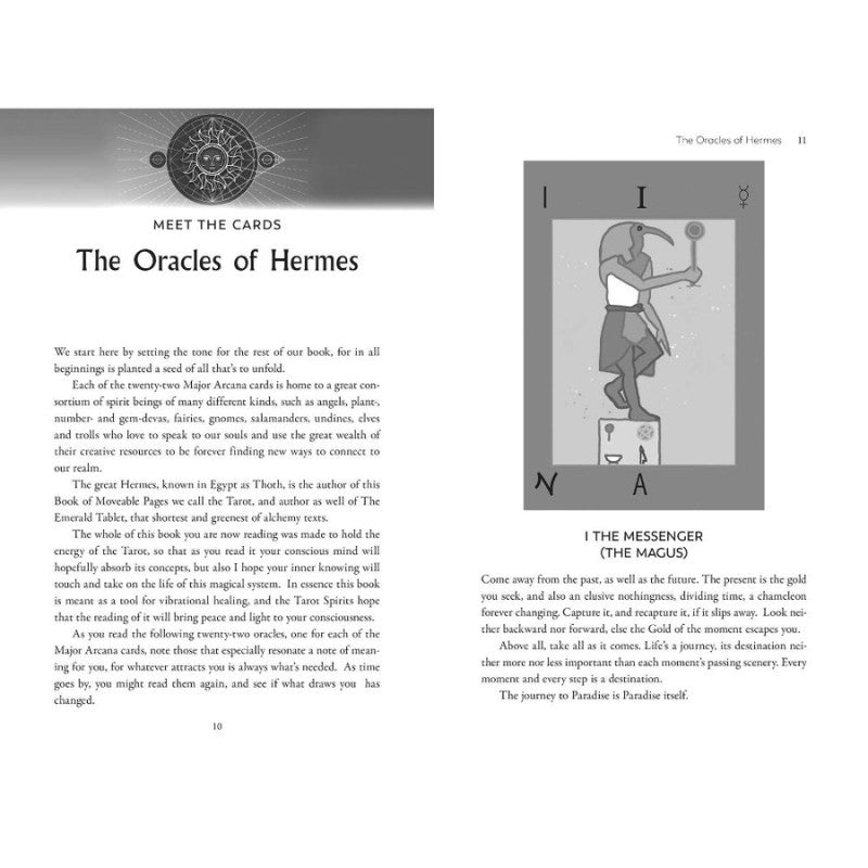 pages from the book "Soul Journey Through The Tarot"