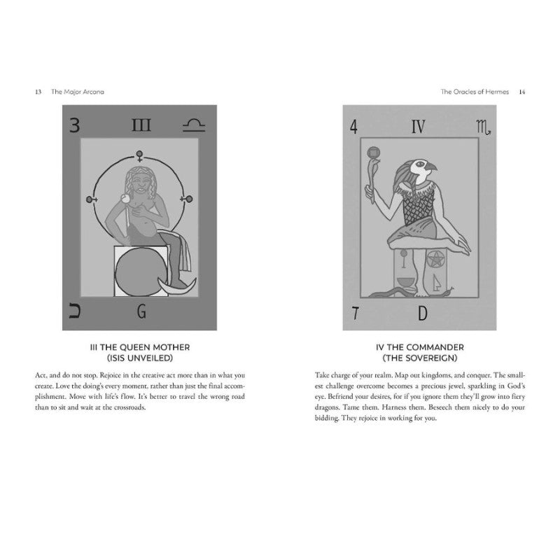 pages from the book "Soul Journey Through The Tarot"