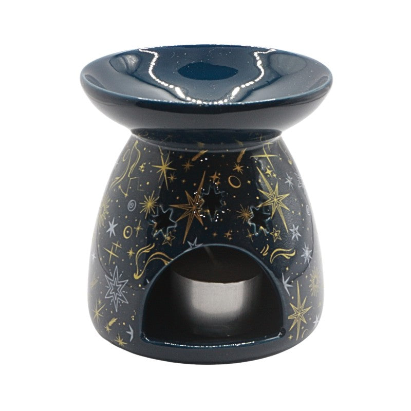 Starry Night Tealight Oil Burner/ Wax Melt Burner