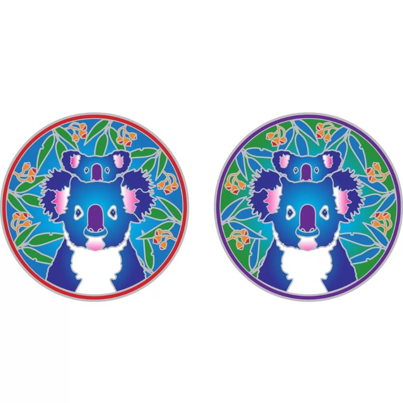 2 Sunlight window stickers showing Koala and its joey