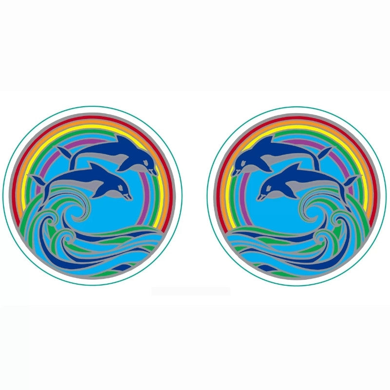 Sunlight Little Dolphin window sticker