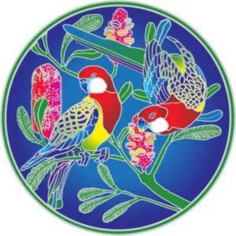 Sunseal Eastern Rosella window sticker