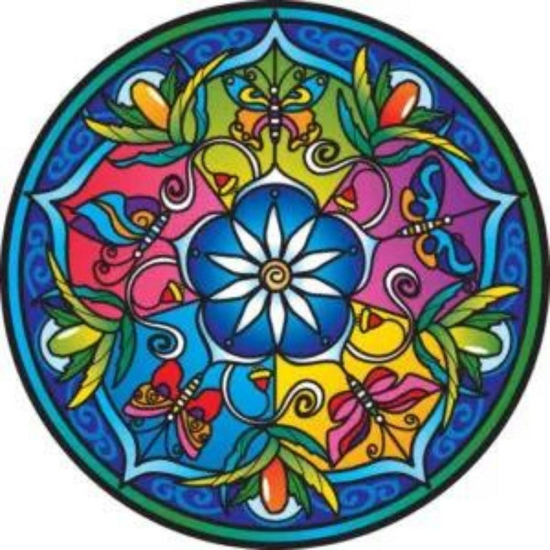 Sunseal Wildflower Garden window sticker