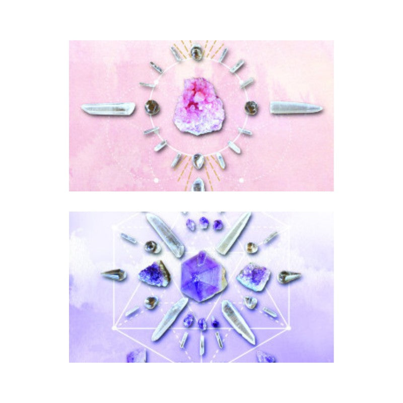 cards from Crystal Grid Oracle Cards- Deluxe Edition