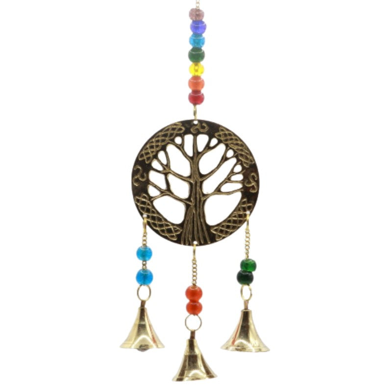 Tree Of Life Chakra Brass Bells