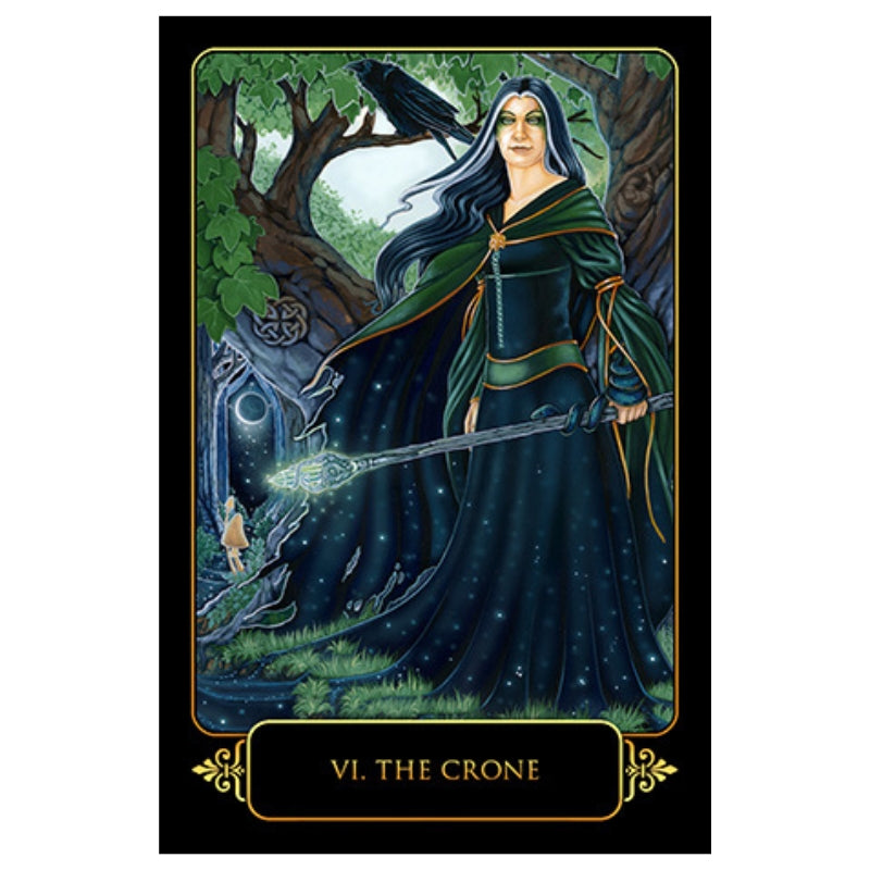 the crone card from the DREAMS OF GAIA TAROT SET