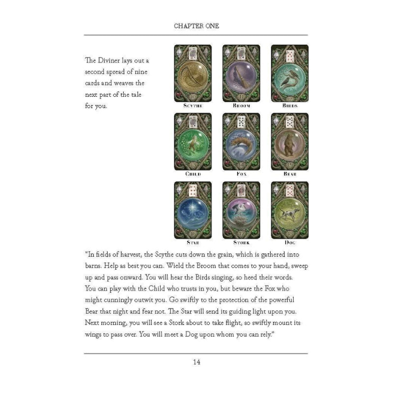page from the enchanted lenormand oracle deck