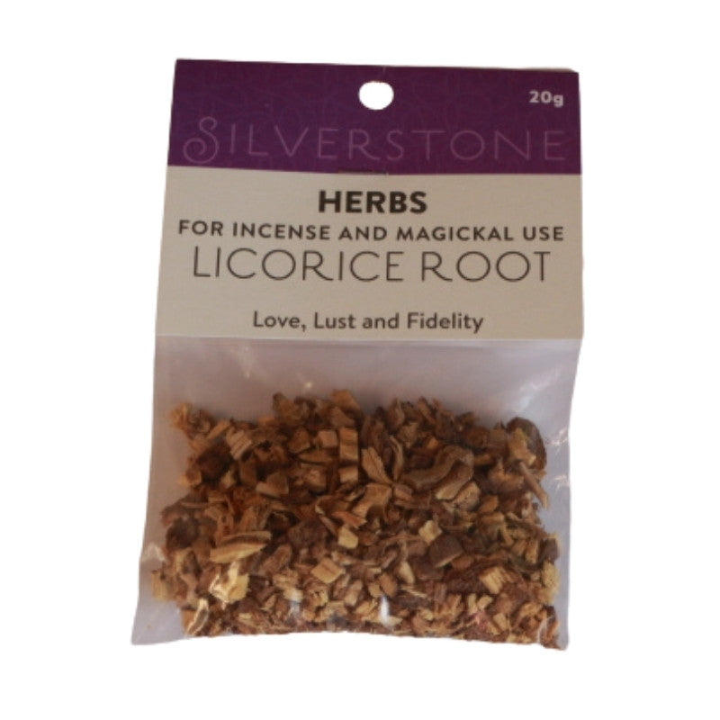 packet of loose herbs- licorice root