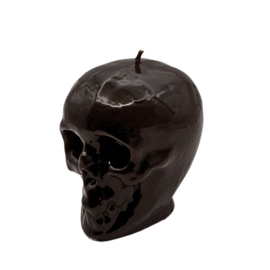 Black Skull Figure Spell Candle
