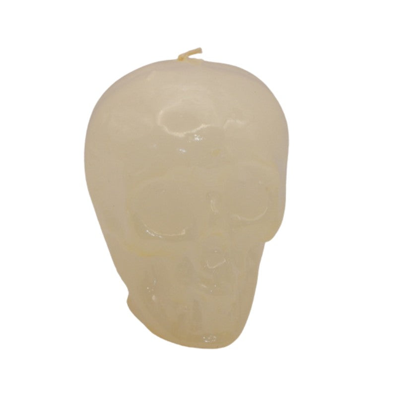 White Skull Figure Spell Candle
