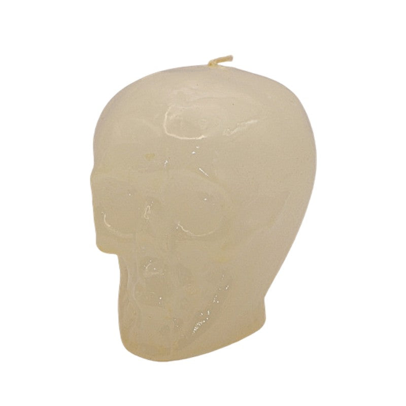 White Skull Figure Spell Candle