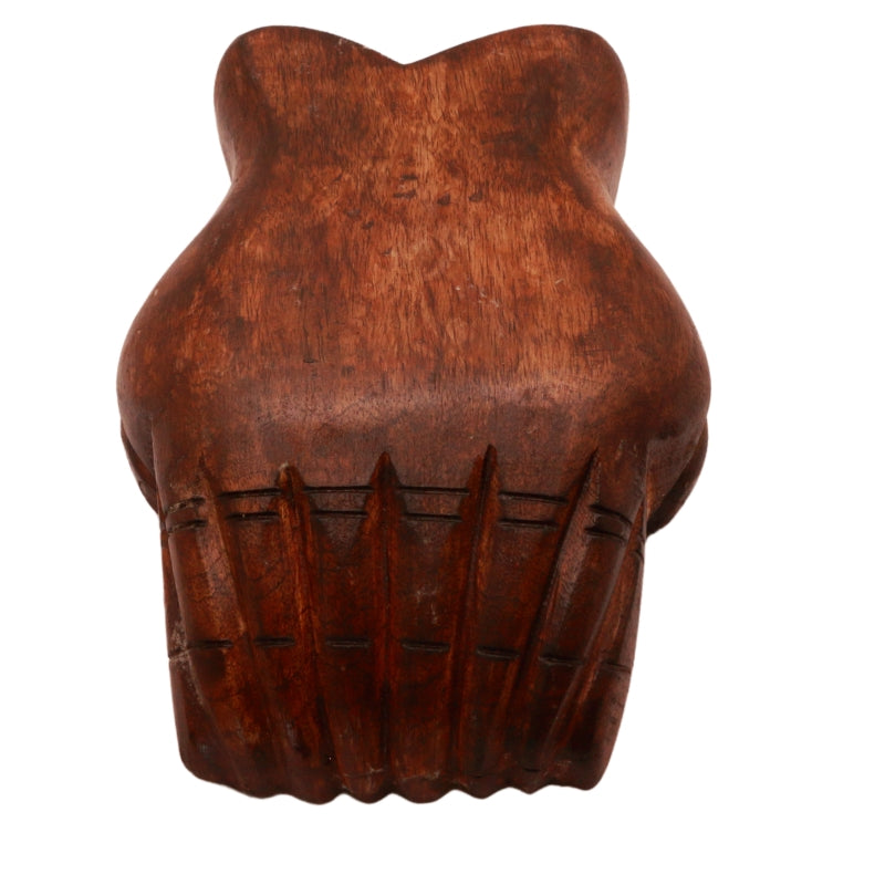 Rustic Open Giving Hand Bowl/ Healing Hands Bowl Medium