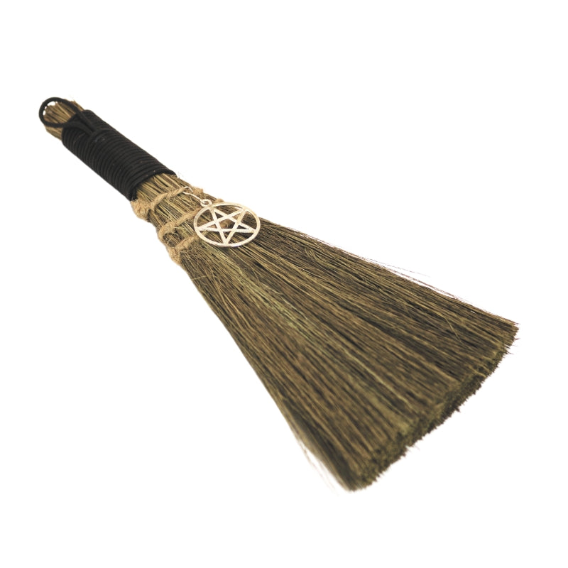 Witches Broom- Besom with Pentacle