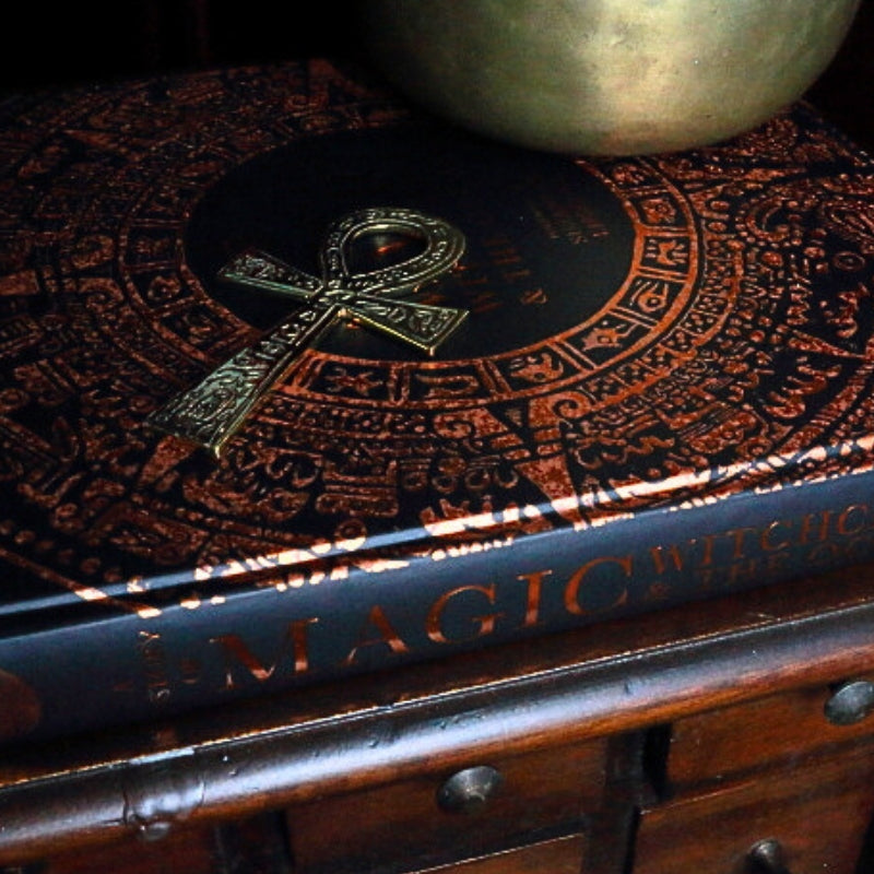 Small Brass Ankh Altar Tile