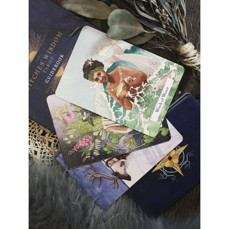 Witches' Wisdom Tarot 78 Card Deck & Guidebook (Deluxe Keepsake Edition)