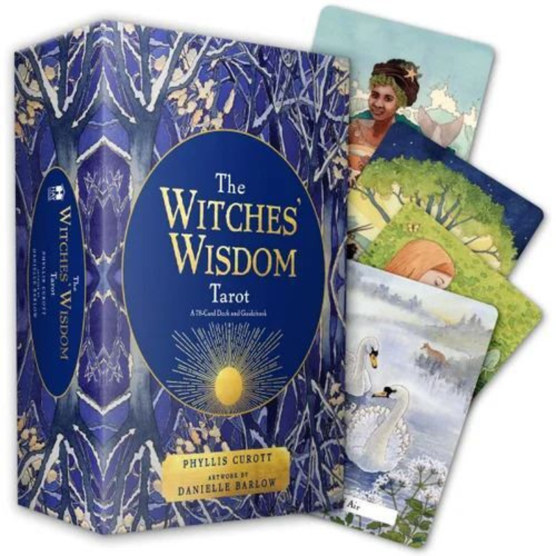 Witches' Wisdom Tarot 78 Card Deck & Guidebook (Deluxe Keepsake Edition)