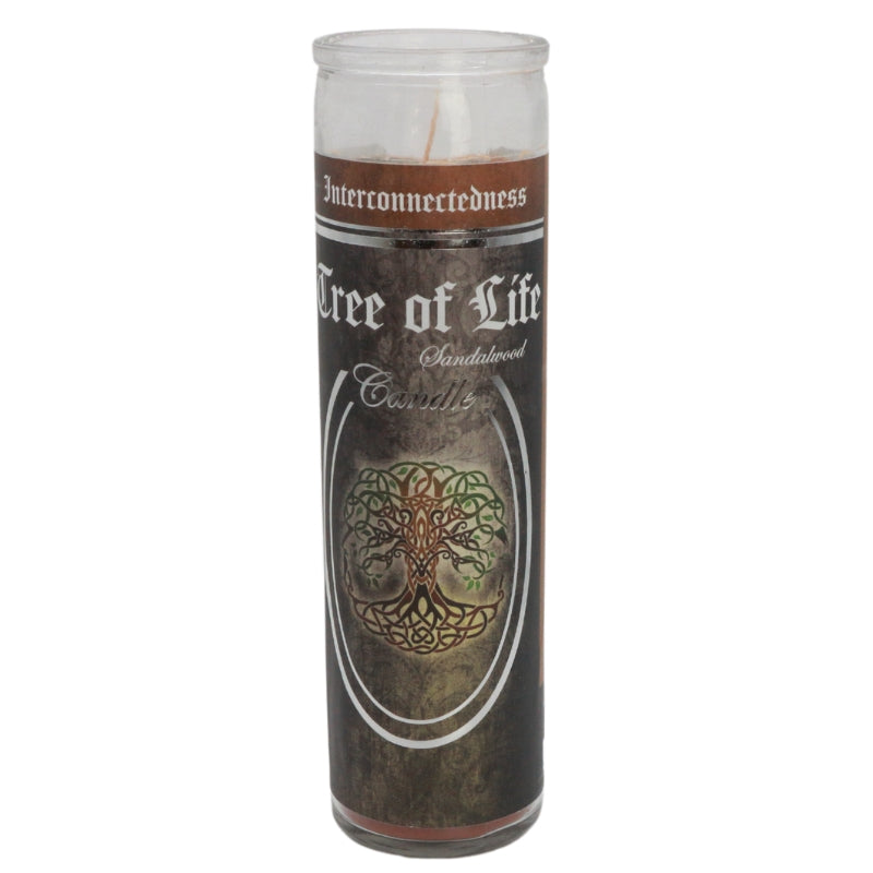 Interconnectedness- Tree Of Life 7 Day Candle- Sandalwood