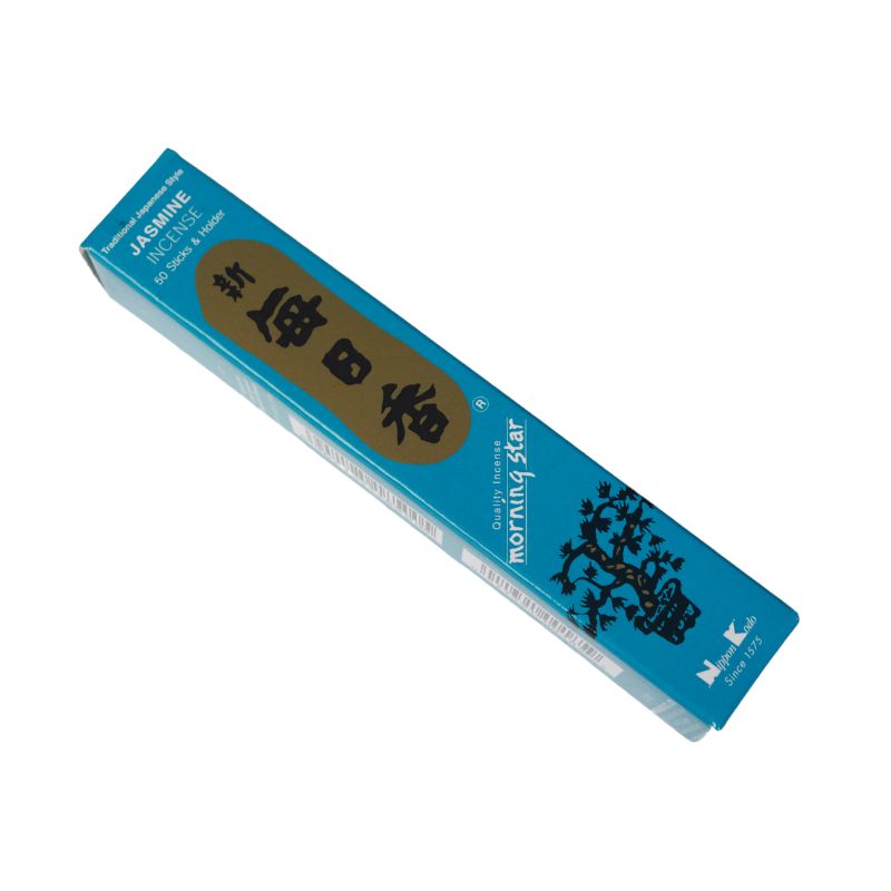 rectangle box of japanese morning star "jasmine" incense sticks