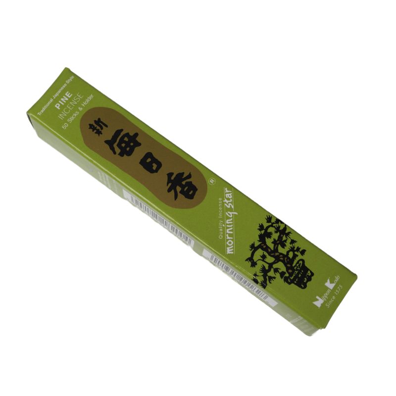 rectangle box of japanese morning star "Pine" incense sticks