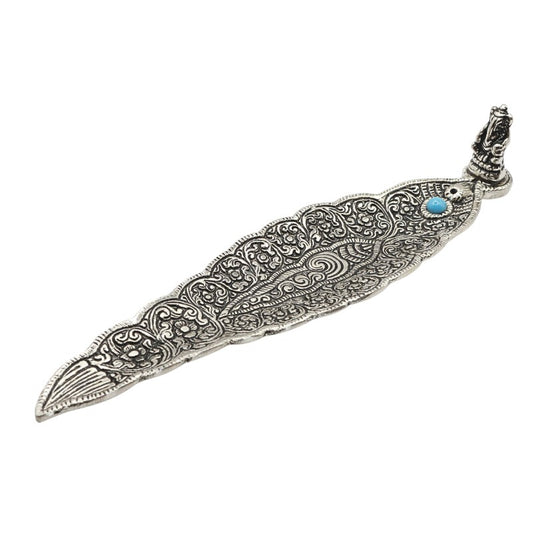 Aluminium incense burner with elephant