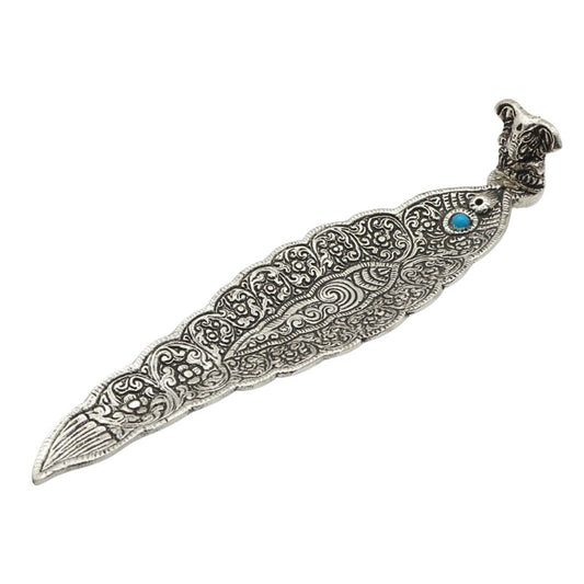 Aluminium incense burner with elephant